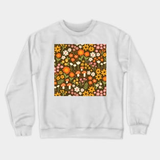 Garden Pattern Crewneck Sweatshirt